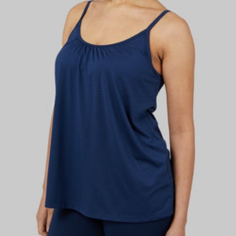 32° Cool Degress Flowy Navy Bra Cami Size XL